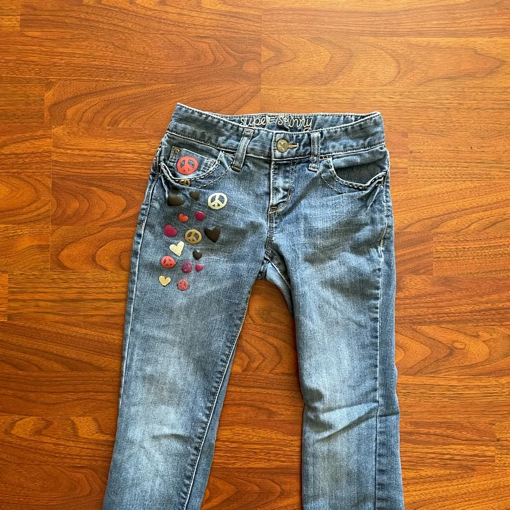Old Navy super skinny embellished jeans